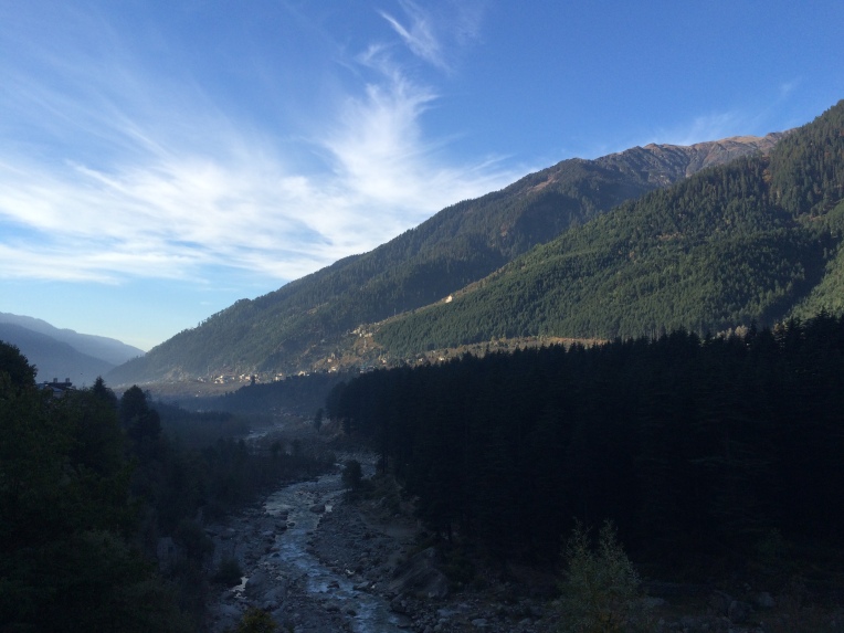 A View from the Hotel: Manali
