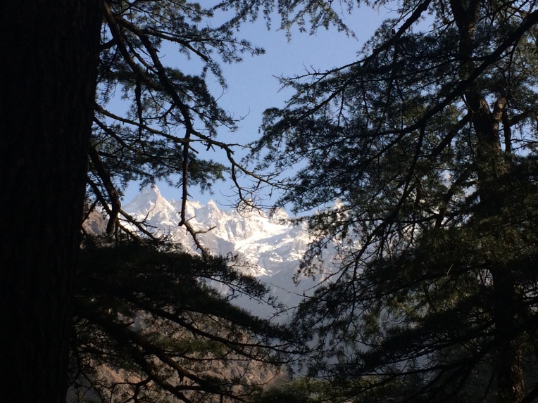 View from the hotel room, Kasol